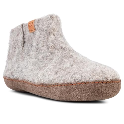 Green Comfort EVEREST Hausschuhe Damen & Herren in verschiedenen Farben und Größen | Hausschuhe Damen Winter entworfen in Dänemark | Hochwertigem Filzpantoffeln Damen & Herren ohne Mulesing von Green Comfort