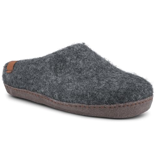 Green Comfort MAKALU Hausschuhe Damen & Herren in verschiedenen Farben und Größen | Haus Schuhe Herren & Damen entworfen in Dänemark | Hochwertigem Filzpantoffeln Herren & Damen ohne Mulesing von Green Comfort