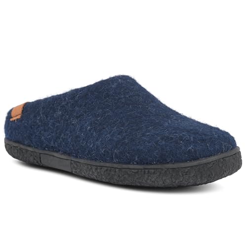 Green Comfort TIBET Hausschuhe Damen & Herren in verschiedenen Farben und Größen | Hausschuhe Damen Winter entworfen in Dänemark | Hochwertigem Filzpantoffeln Damen & Herren ohne Mulesing von Green Comfort