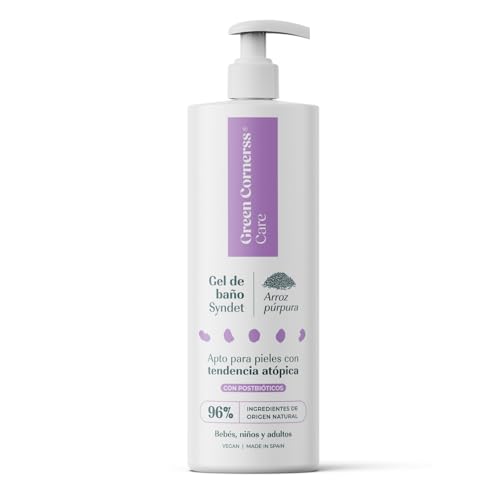 GREEN CORNERSS CARE - Reisbad lila | 400ml | 96% natürlich | Geeignet für Neurodermitis Haut | Mit Postbiotika | Perfekt für die ganze Familie, geeignet für Kinder im Alter GREEN CORNERSS CARE - Reisbad lila | 400ml | 96% natürlich | Geeignet für Neurodermitis Haut | Mit Postbiotika | Perfekt für die ganze Familie, geeignet für Kinder im Alter von Green Cornerss Care