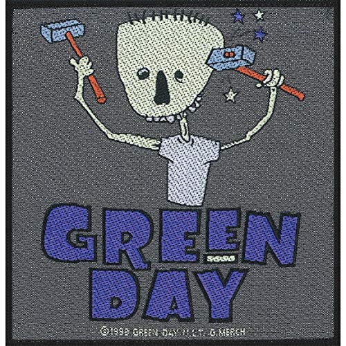 GREEN DAY HAMMER FACE Patch von Heart Rock