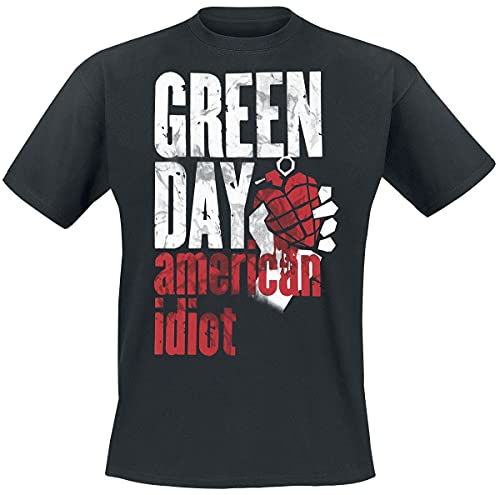 Green Day Smoke Screen Männer T-Shirt schwarz XL 100% Baumwolle Band-Merch, Bands von Green Day