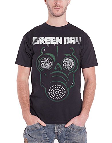 Green Day T Shirt offiziell Gas Mask Band Logo dookie offiziell Herren Nue von Green Day
