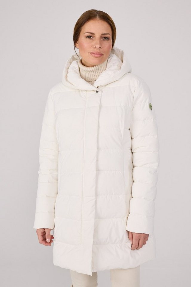 Green Goose Winterjacke Stepplongjacke mit Kapuze Peach Functioin"" von Green Goose