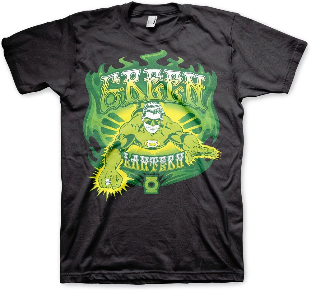 Green Lantern T-Shirt Green Fire Big Tall T-Shirt Green Lantern T-Shirt Green Fire Big Tall T-Shirt von Green Lantern
