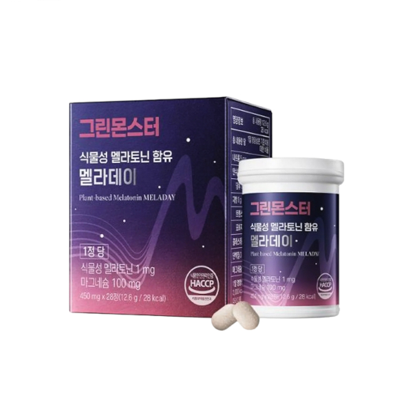 Green Monster - Plant-Based Melatonin Meladay - 450mg*28 von Green Monster