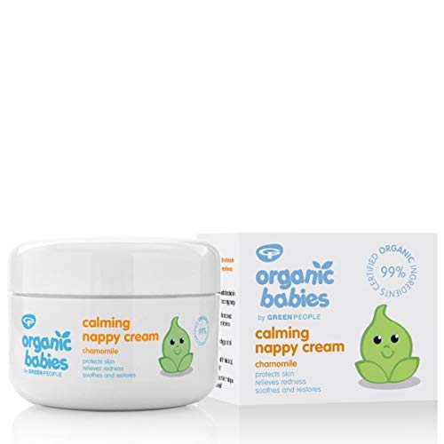 Green People Beruhigende Bio-Windelcreme für Babys, 50 ml | Natürliche Bio-Windelcreme mit Zinkoxid | Ekzem-freundlich, sanft zu sensitiver Haut, ab der Geburt | Paraben-frei | Vegan, tierleidfrei von Green People