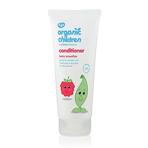 Green People Bio-Conditioner Beeren-Smoothie für Kinder, 200 ml | Natürlicher Conditioner für Kinder/Kleinkinder | Ekzem-freundlich und sanft zu empfindlicher Haut | SLS- und Paraben-frei | Vegan von Green People