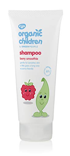 Green People Bio-Shampoo „Beerensmoothie“ für Kinder, 200 ml | Natürliches Bio-Shampoo für Kinder/Kleinkinder | Beerenduft, sanft zu sensitiver Haut | SLS- und Paraben-frei | Vegan, tierleidfrei von Green People