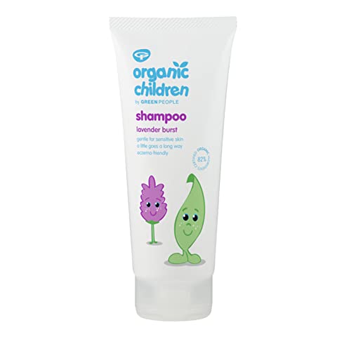 Green People Bio-Shampoo Lavendelfrische für Kinder, 200 ml | Natürliches Shampoo für Kinder/Kleinkinder | Ekzem-freundlich und sanft zu sensitiver Haut | SLS- und Paraben-frei | Vegan, tierleidfrei von Green People