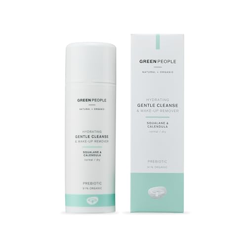 Green People Sanfte Reinigung und Make-up-Remover, 150ml|Bio-Gesichtsreinigung |Natürliche Gesichtsreinigung für normale Haut und trockene Haut |Ohne SLS, Parabene und Äthylen | Tierleidfrei und vegan von Green People