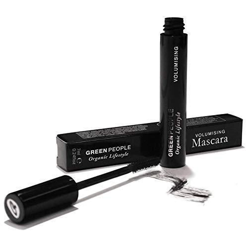 Green People Volumen-Mascara Braun 7ml | Natur-Mascara Braun f. sensitive Augenpartie | Mineralpigmente f. lange Farbwirkung | Paraben-freies Make-up | Sicher f. Schwangere, glutenfrei u. tierleidfrei von Green People