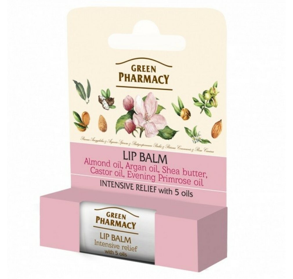 Green Pharmacy Lippenpflegemittel Grüne Apotheke Lippenbalsam Intensive Relief 1pc von Green Pharmacy