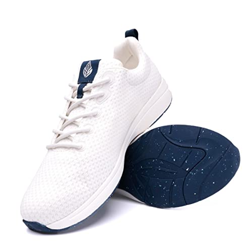 Green Steps Weiss Sneakers mit Fußgewölbestütze aus nachhaltigem Material und komfortabel. Unterstützt die Linderung von Fußschmerzen, UK 3 / EU 36 von Green Steps