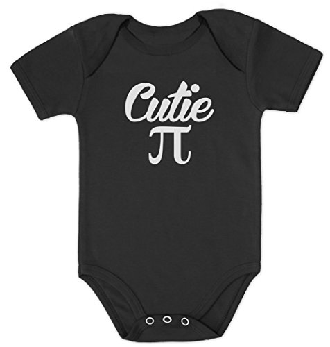 Green Turtle T-Shirts Cutie Pie Baby Schwarz 3-6 Kurzarm-Body Baby Body von Green Turtle T-Shirts