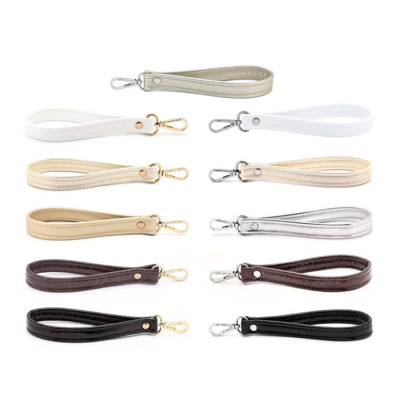 3/4 "x 6" Handschlaufe 20cm Gesamtlänge Abend Handtasche Handgelenk Band 7 Farben Weiß Perlmutt Zinn Gold Silber Braun Schwarz von GreenAcornKitchen