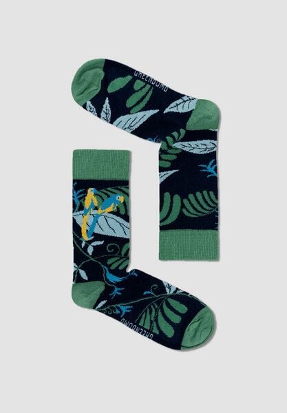 GREENBOMB Animal Ara - Stylische Socken aus einem Bio-Baumwoll Mix / Fair & Vegan von GreenBomb
