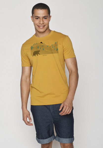 GREENBOMB Animal Bearland Guide - T-Shirt für Herren von GreenBomb