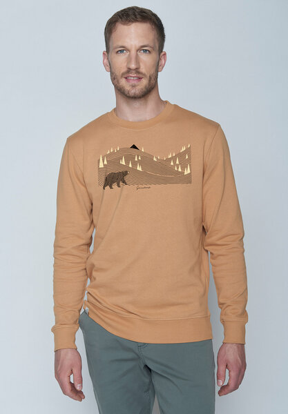 GREENBOMB Animal Bearland Summer Wild - Sweatshirt für Herren von GreenBomb