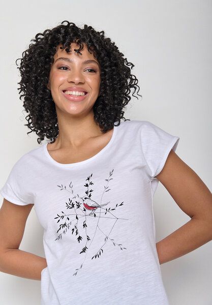 GREENBOMB Animal Bird Branch Cool - Sportliches T-Shirt aus Bio-Baumwolle / hochwertiger Print / GOTS / Fair & Vegan GREENBOMB Animal Bird Branch Cool - Sportliches T-Shirt aus Bio-Baumwolle / hochwertiger Print / GOTS / Fair & Vegan von GreenBomb