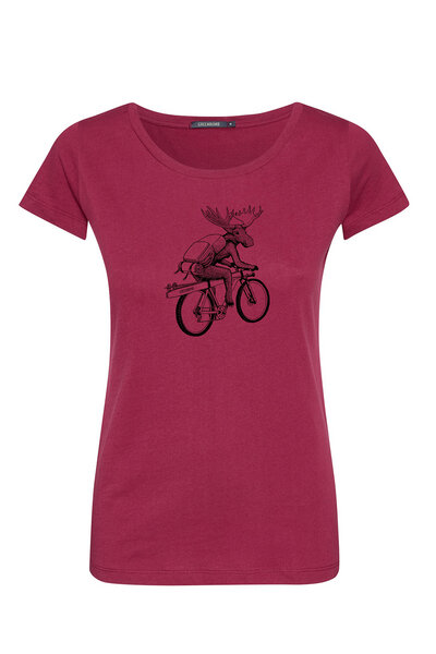 GREENBOMB Animal Moose Slope Loves - T-Shirt für Damen von GreenBomb