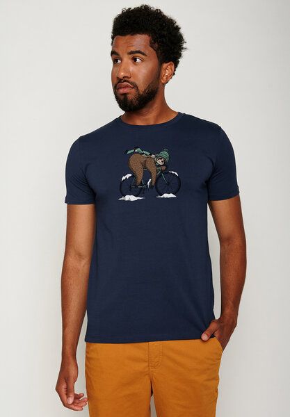 GREENBOMB Animal Sloth Ice Guide - Sportliches T-Shirt aus Bio-Baumwolle / hochwertiger Print / GOTS / Fair & Vegan von GreenBomb