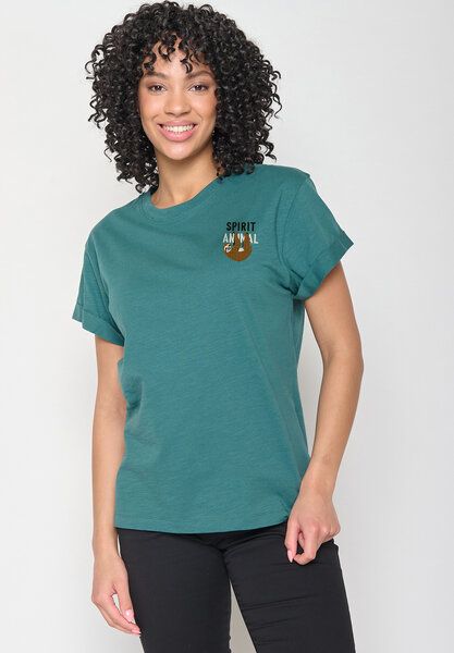 GREENBOMB Animal Sloth Spirit Stop - Lässiges T-Shirt aus Bio-Baumwolle / hochwertiger Print / GOTS / Fair & Vegan von GreenBomb