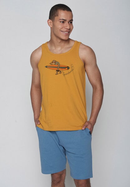 GREENBOMB Animal Sloth Surf Airy - Tanktop für Herren von GreenBomb