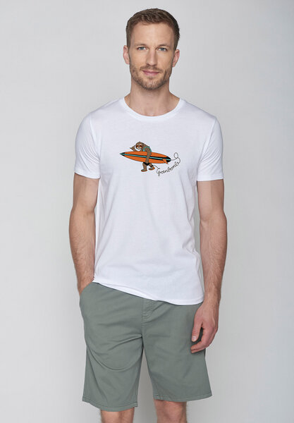 GREENBOMB Animal Sloth Surf Guide - T-Shirt für Herren von GreenBomb