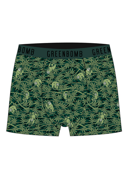 GREENBOMB Animal Sloth Weed - Trunk für Herren von GreenBomb