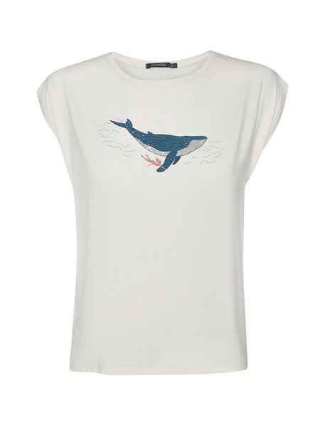 GREENBOMB Animal Whale Dive Timid - T-Shirt für Damen von GreenBomb