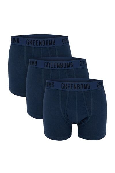 GREENBOMB Basic 3x Trunk - Gemütliche Trunk aus Bio-Baumwoll Mix / GOTS / Fair & Vegan von GreenBomb