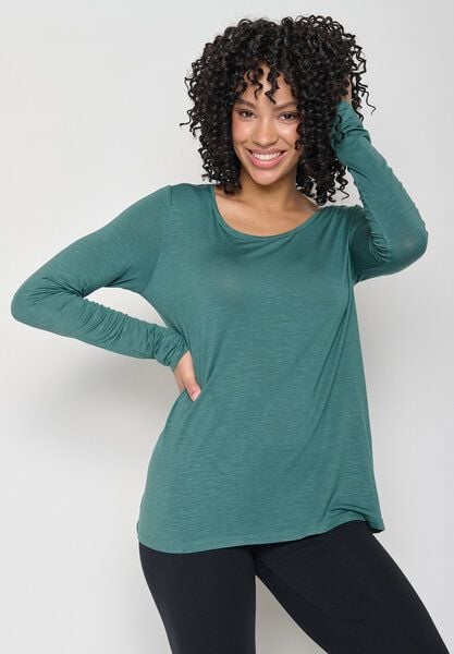 GREENBOMB Basic Mind - Lässiges Longsleeve aus Viskose (LENZING ECOVERO) Mix / Fair & Vegan von GreenBomb