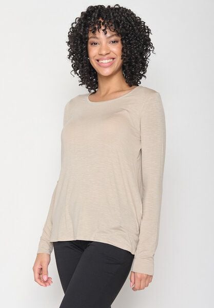 GREENBOMB Basic Mind - Lässiges Longsleeve aus Viskose (LENZING ECOVERO) Mix / Fair & Vegan von GreenBomb