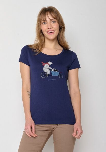 GREENBOMB Bike Cargo Bear Loves - Lässiges T-Shirt aus Bio-Baumwolle / hochwertiger Print / GOTS / Fair & Vegan von GreenBomb