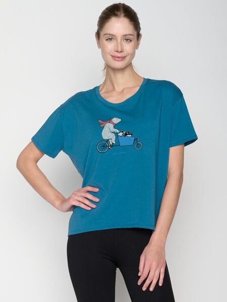 GREENBOMB Bike Cargo Family Feel - Lässiges T-Shirt aus Bio-Baumwoll Mix / hochwertiger Print / GOTS / Fair & Vegan von GreenBomb