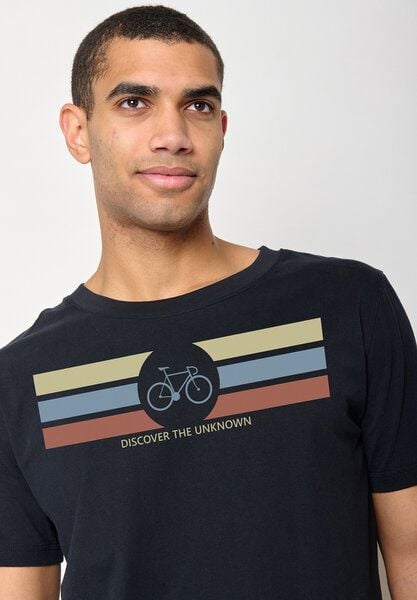 GREENBOMB Bike Discover Fusion - Lässiges T-Shirt aus Bio-Baumwolle / hochwertiger Print / GOTS / Fair & Vegan von GreenBomb