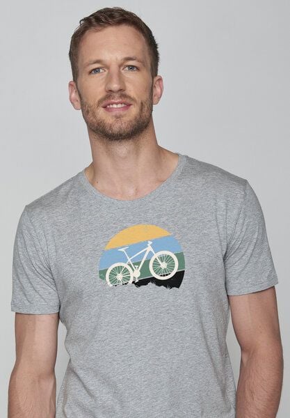 GREENBOMB Bike Downhill Guide - Sportliches T-Shirt aus Bio-Baumwolle / hochwertiger Print / GOTS / Fair & Vegan von GreenBomb
