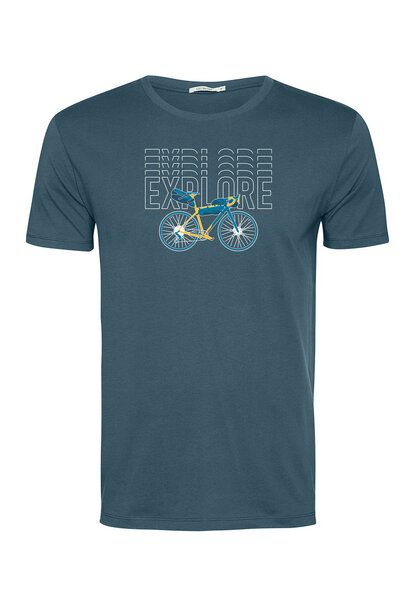 GREENBOMB Bike Gravel Fusion - Lässiges T-Shirt aus Bio-Baumwolle / hochwertiger Print / GOTS / Fair & Vegan von GreenBomb