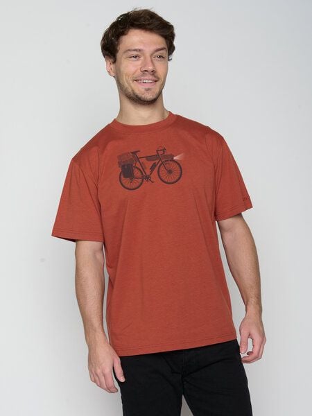 GREENBOMB Bike Night Fusion - Lässiges T-Shirt aus Bio-Baumwolle / hochwertiger Print / GOTS / Fair & Vegan von GreenBomb