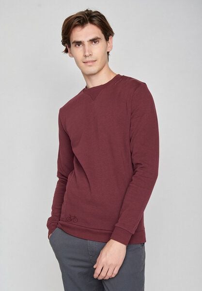 GREENBOMB Bike Solo Time - Lässiges Sweatshirt aus Bio-Baumwolle / hochwertiger Stick / Fair & Vegan von GreenBomb