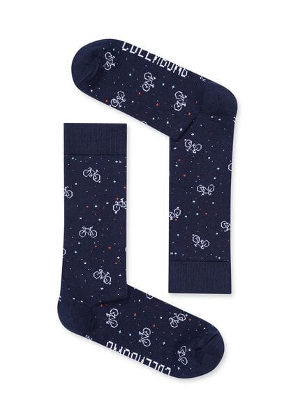 GREENBOMB Bike Space 3 - Lässige Socken aus Bio-Baumwoll Mix / hochwertiger Print / Fair & Vegan von GreenBomb