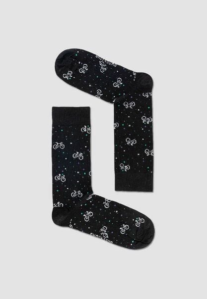 GREENBOMB Bike Space - Stylische Socken aus einem Bio-Baumwoll Mix / Fair & Vegan von GreenBomb