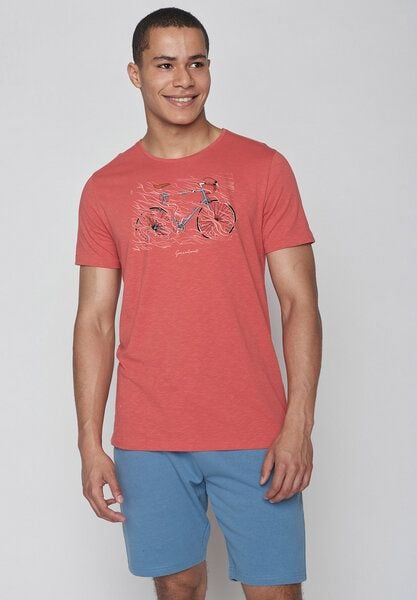 GREENBOMB Bike Storm Spice - Lässiges T-Shirt aus Bio-Baumwolle / hochwertiger Print / Fair & Vegan von GreenBomb