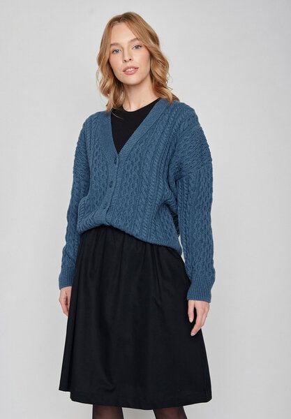 GREENBOMB Chic – Bequeme Strickjacke aus Bio-Baumwolle / GOTS / Fair & Vegan von GreenBomb