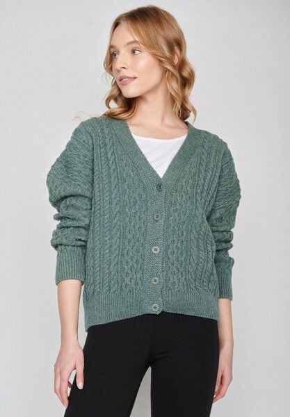 GREENBOMB Chic – Bequeme Strickjacke aus Bio-Baumwolle / GOTS / Fair & Vegan von GreenBomb