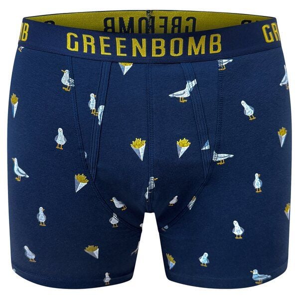 GREENBOMB Herren-Trunks Animal Seagull Fries von GreenBomb