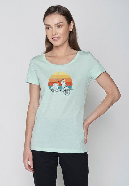 GREENBOMB Lifestyle Scooter Loves - Lässiges T-Shirt aus Bio-Baumwolle / hochwertiger Print / Fair & Vegan von GreenBomb