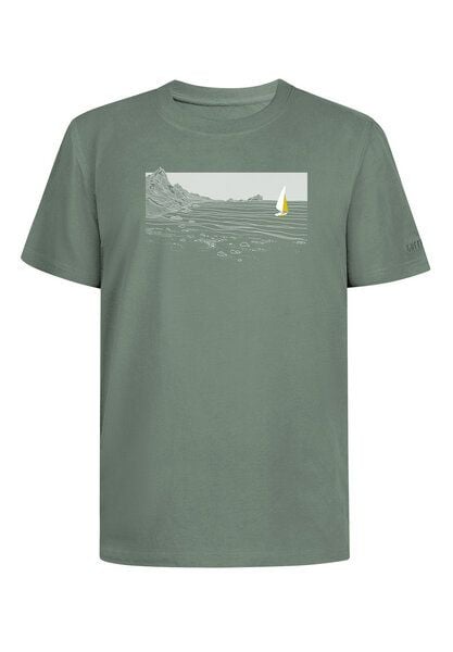 GREENBOMB Nature Cliffsail Fusion - Lässiges T-Shirt aus Bio-Baumwolle / hochwertiger Print / GOTS / Fair & Vegan von GreenBomb