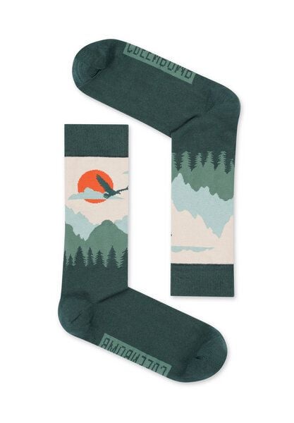 GREENBOMB Nature Eagle - Lässige Socken aus Bio-Baumwoll Mix / hochwertiger Print / Fair & Vegan von GreenBomb